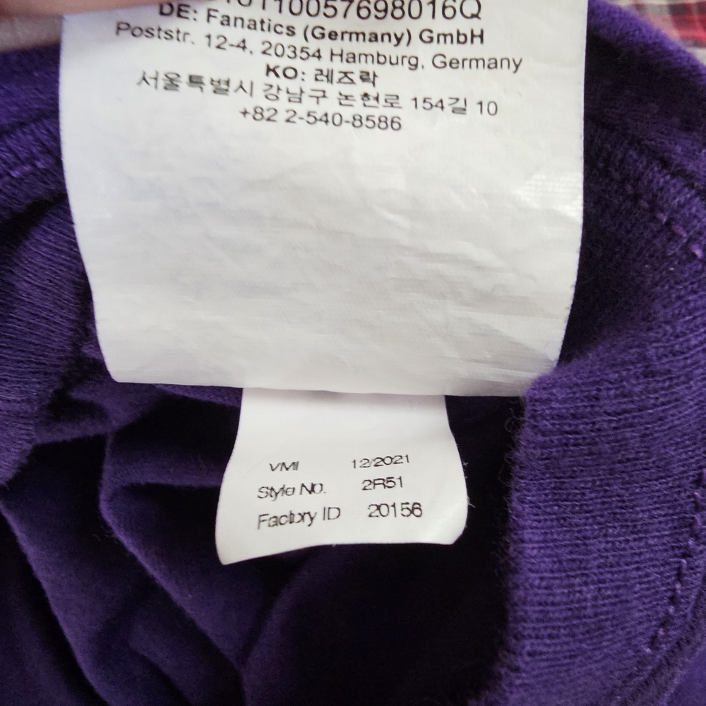 Baltimore Ravens NFL Team Apparel Long Sleeve T-Shirt - Purple - XL Super Soft - Picture 4 of 5